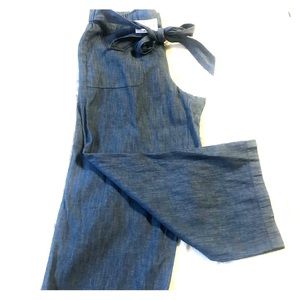 NWT J crew wide leg crop denim pant